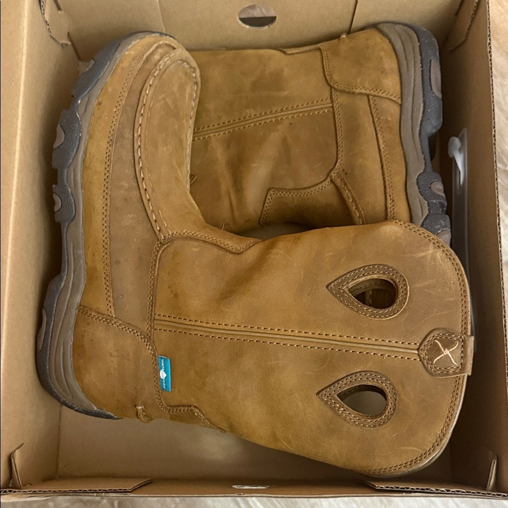 Men's Twisted X Brown Leather Boots